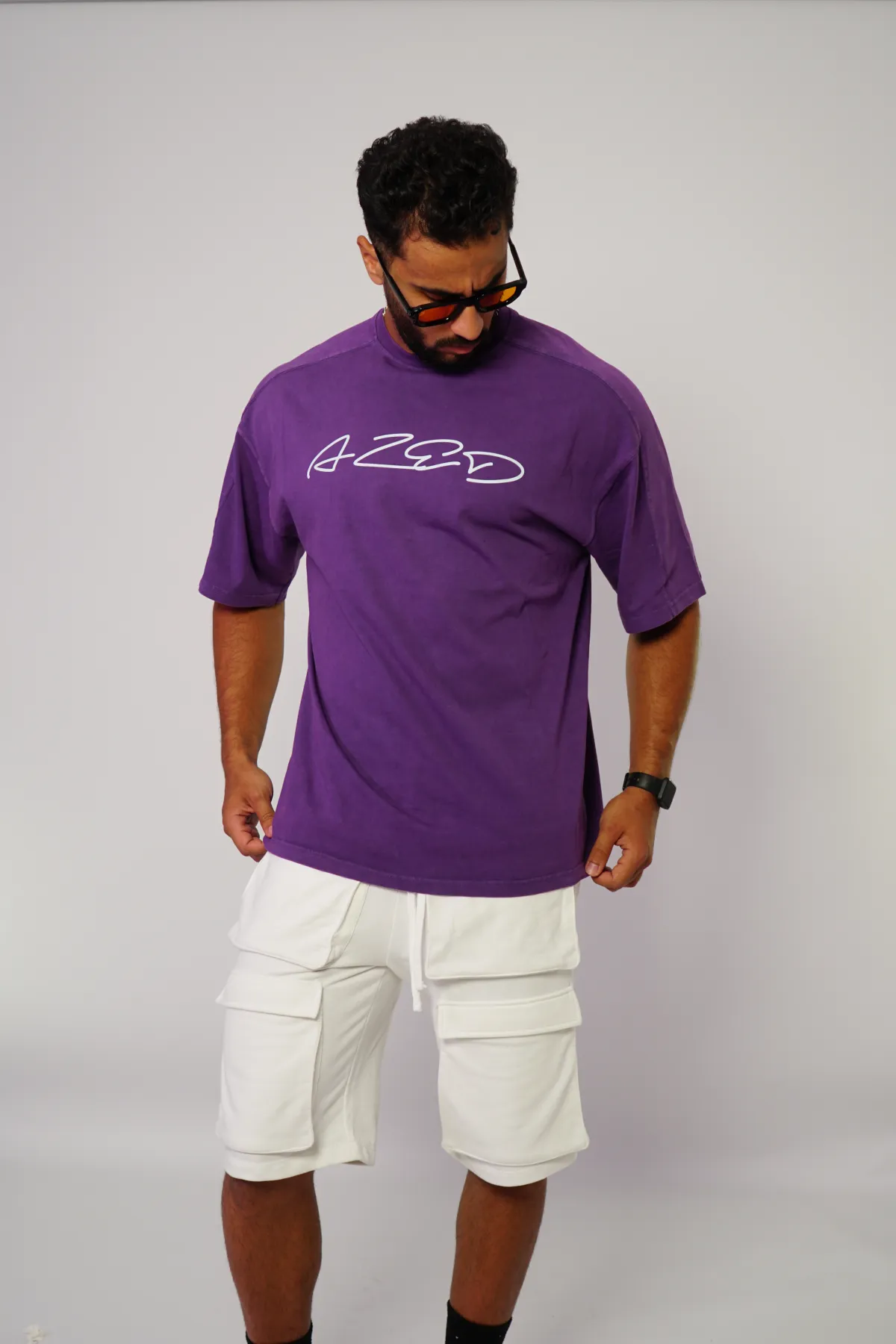 AZED Signature Oversized Washed Tee